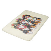 Hawaiian Bernese Mountain Dogs Flower Lei Badmat (Gekanteld)