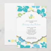 Hawaiian Birthday Party of Vrijgezellenfeest nodig Kaart (Voorkant / Achterkant)