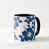 Hawaiian Blue Hibiscus Flowers Mok (Voorkant rechts)