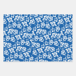 Hawaiian Blue Hibiscus Inpakpapier Vel