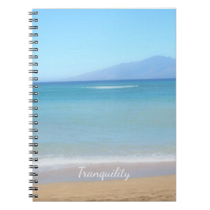 Hawaiian Blue Ocean Uitzicht Photo Spiral Notitieb Notitieboek