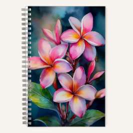 Hawaiian Blush Plumeria-Notitieboek Notitieboek