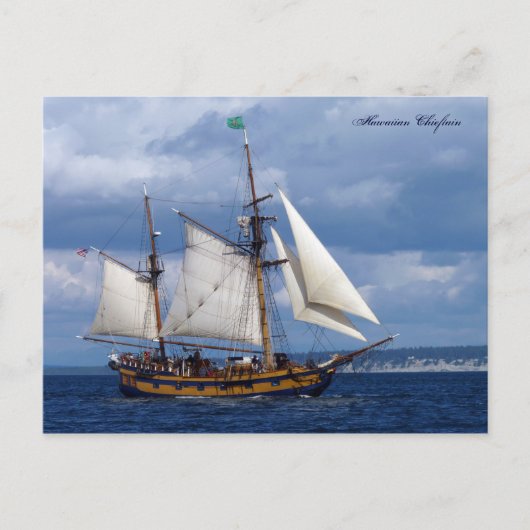 Hawaiian Chieftain Briefkaart (Voorkant)