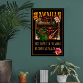 Hawaiian Coffee Poster