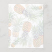 Hawaiian Collectie Flowers Pineapple Flyer (Achterkant)
