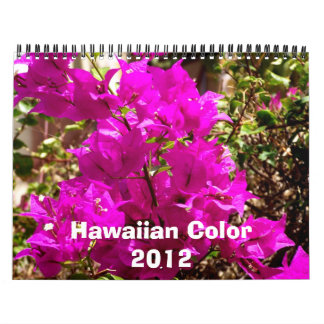 Hawaiian Color 2012 Kalender