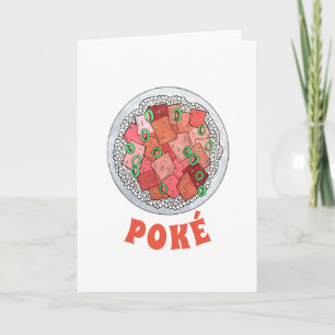 Hawaiian Cuisine Ahi Tuna Poké Bowl Hawaii Food Kaart