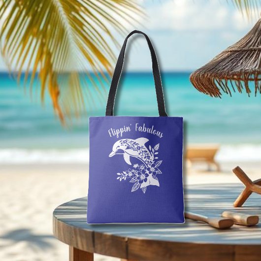 Hawaiian Dolphin-Flippin' Fabulous-Blue Draagtas