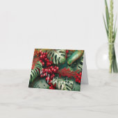 Hawaiian Elegant Kerst Centrum Kaart (Voorkant)