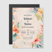 Hawaiian Enregistrer La Date Invitation Invitation (Devant / Derrière)