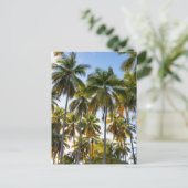 Hawaiian Exotic Beach Palm Trees Briefkaart (Staand voorkant)