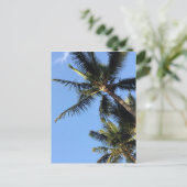 Hawaiian Exotic Beach Palm Trees Briefkaart (Staand voorkant)
