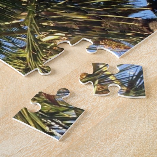 Hawaiian Exotic Beach Palm Trees Legpuzzel (Zijkant)