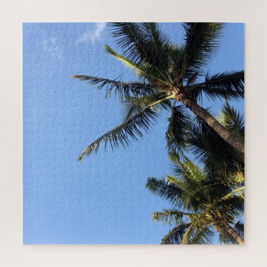 Hawaiian Exotic Beach Palm Trees Legpuzzel (Verticaal)