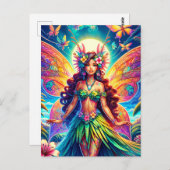 Hawaiian Fairy Briefkaart (Voorkant / Achterkant)