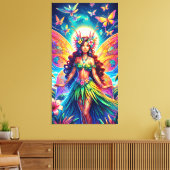 Hawaiian Fairy Canvas Afdruk (Insitu (Woonkamer))