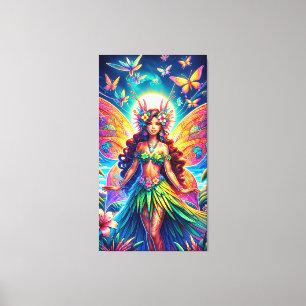 Hawaiian Fairy Canvas Afdruk