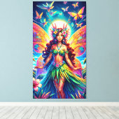 Hawaiian Fairy Canvas Afdruk (Insitu (Houten vloer))