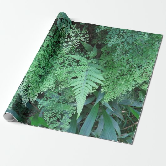 Hawaiian Ferns Cadeaupapier (Uitgerold)