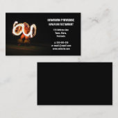 Hawaiian Fire Dance Visitekaartje (Voorkant / Achterkant)