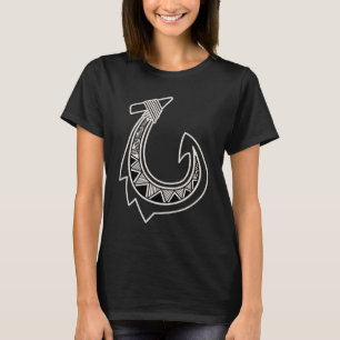 Hawaiian Fish Hook, Gevist T-shirt