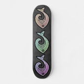 Hawaiian Fish Hook Skateboard (Recto)