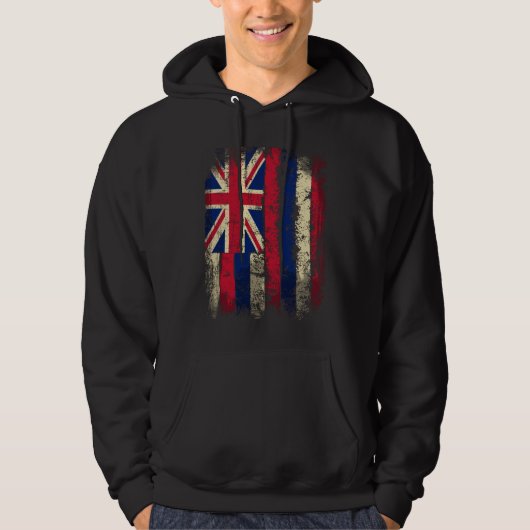 Hawaiian Flag Hawaii Hoodie (Voorkant)