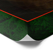 Hawaiian Flame Flowers Poster (Hoek)