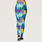 Hawaiian Floral Leggings (Achterkant)