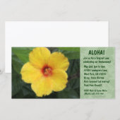 Hawaiian Floral Luau-uitnodigingen (Voorkant / Achterkant)