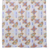 Hawaiian Floral Shower Curtain Douchegordijn (Voorkant)