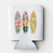 Hawaiian Floral Surfboard Blikjeskoeler (Achterkant)