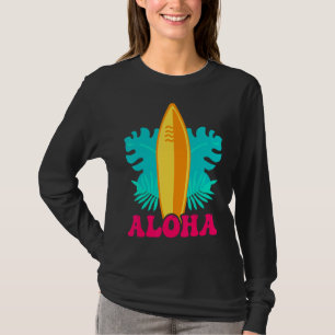 Hawaiian Flower Hawaii Island Summer Beach Vacatio T-shirt