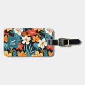  Hawaiian Flowers Bagagelabel (Voorkant horizontaal)
