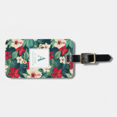 Hawaiian Flowers Bagagelabels (Voorkant horizontaal)