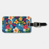 Hawaiian Flowers Bagagelabels (Voorkant horizontaal)