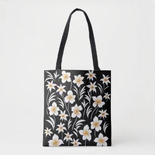 Hawaiian Flowers Geometrisch - Canvas tas