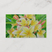 Hawaiian Frangipani Visitekaartje (Achterkant)