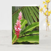 Hawaiian Ginger Kaart (Gele Bloem)