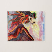 Hawaiian Goddess Pele Puzzles Legpuzzel (Horizontaal)