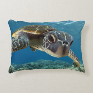 Hawaiian Green Zee Turtle Decoratief Kussen