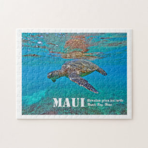 Hawaiian Green Zee Turtle "Honu" puzzel