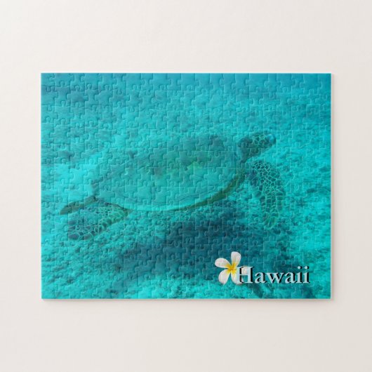 Hawaiian Green Zee Turtle Legpuzzel (Horizontaal)