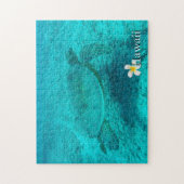 Hawaiian Green Zee Turtle Legpuzzel (Verticaal)