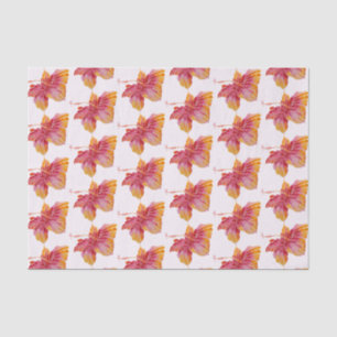 Hawaiian Hibiscus Bloempatroon 10lb Weefseldocumen Tissuepapier