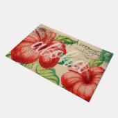  Hawaiian Hibiscus Briefkaart Deurmat (Schuin)