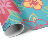 Hawaiian Hibiscus Cadeaupapier (Rol Hoek)