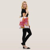 Hawaiian Hibiscus Flower | All-Over-Print Canvas t Tote Bag (Op model)