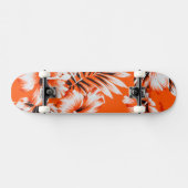 Hawaiian Hibiscus Flower Background Skateboard (Horizontaal)