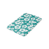 Hawaiian Hibiscus Flower Pattern Badmat (Gekanteld)